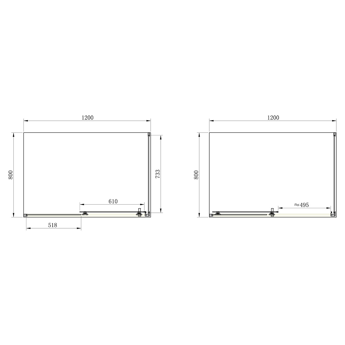 Душевий куток Primera Frame SHRC55126 ціна 10519.00 грн - фотографія 2