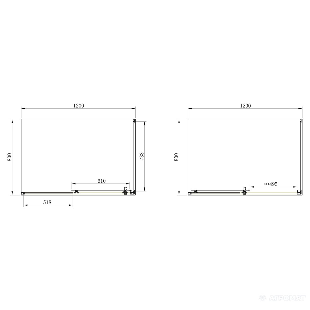 Душевий куток Primera Frame SHRP55126 ціна 0 грн - фотографія 2