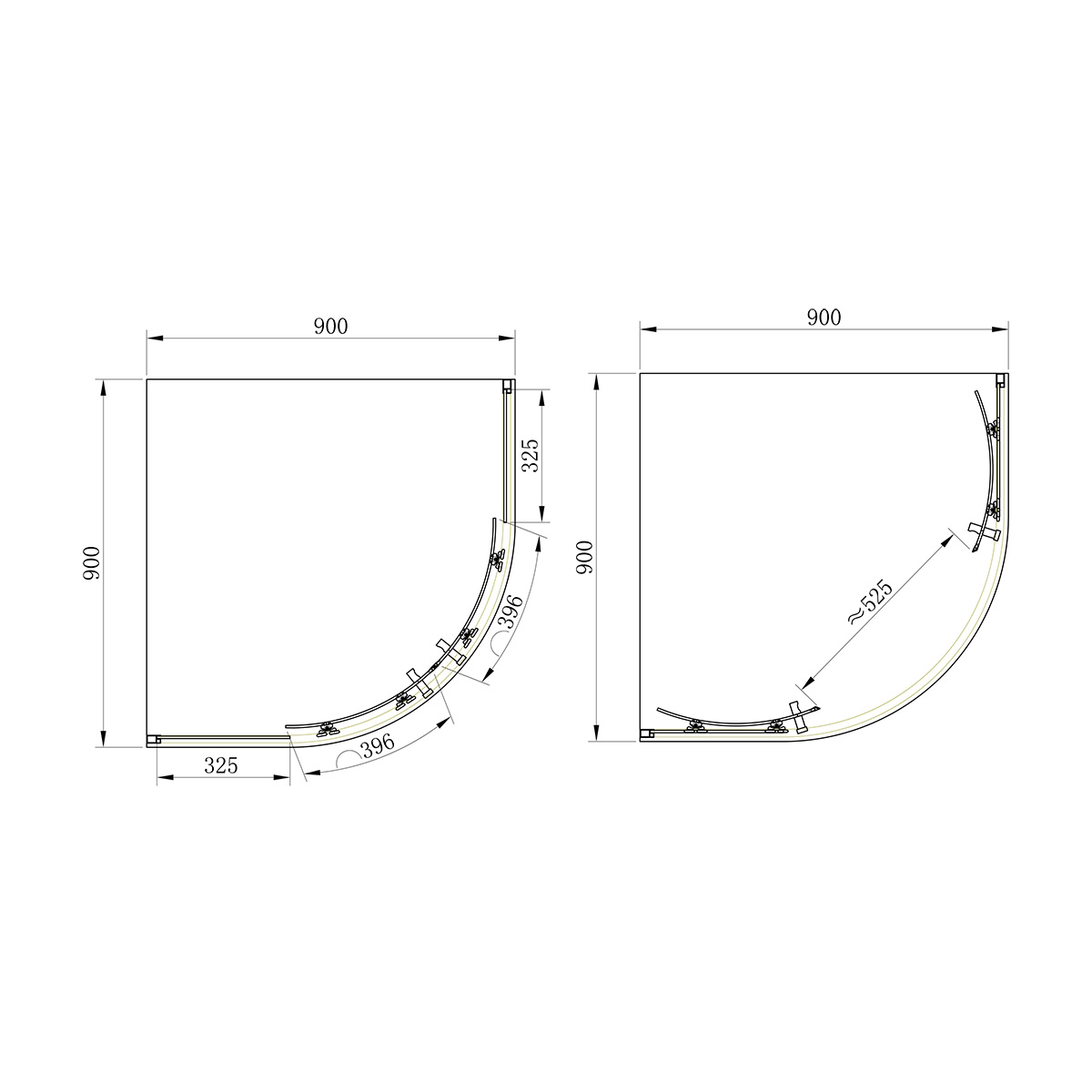 Душевой уголок Primera Frame SHQC51906 цена 12969.00 грн - фотография 2