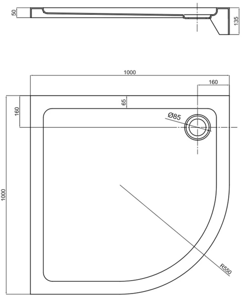Primera Frame STQ2010 Габаритные размеры