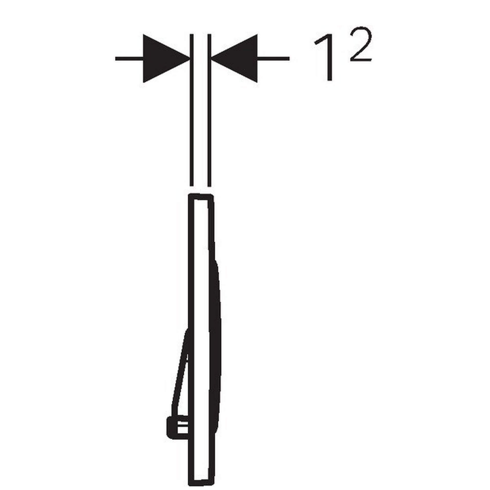 Geberit Sigma20 115.882.KH.1 Габаритні розміри