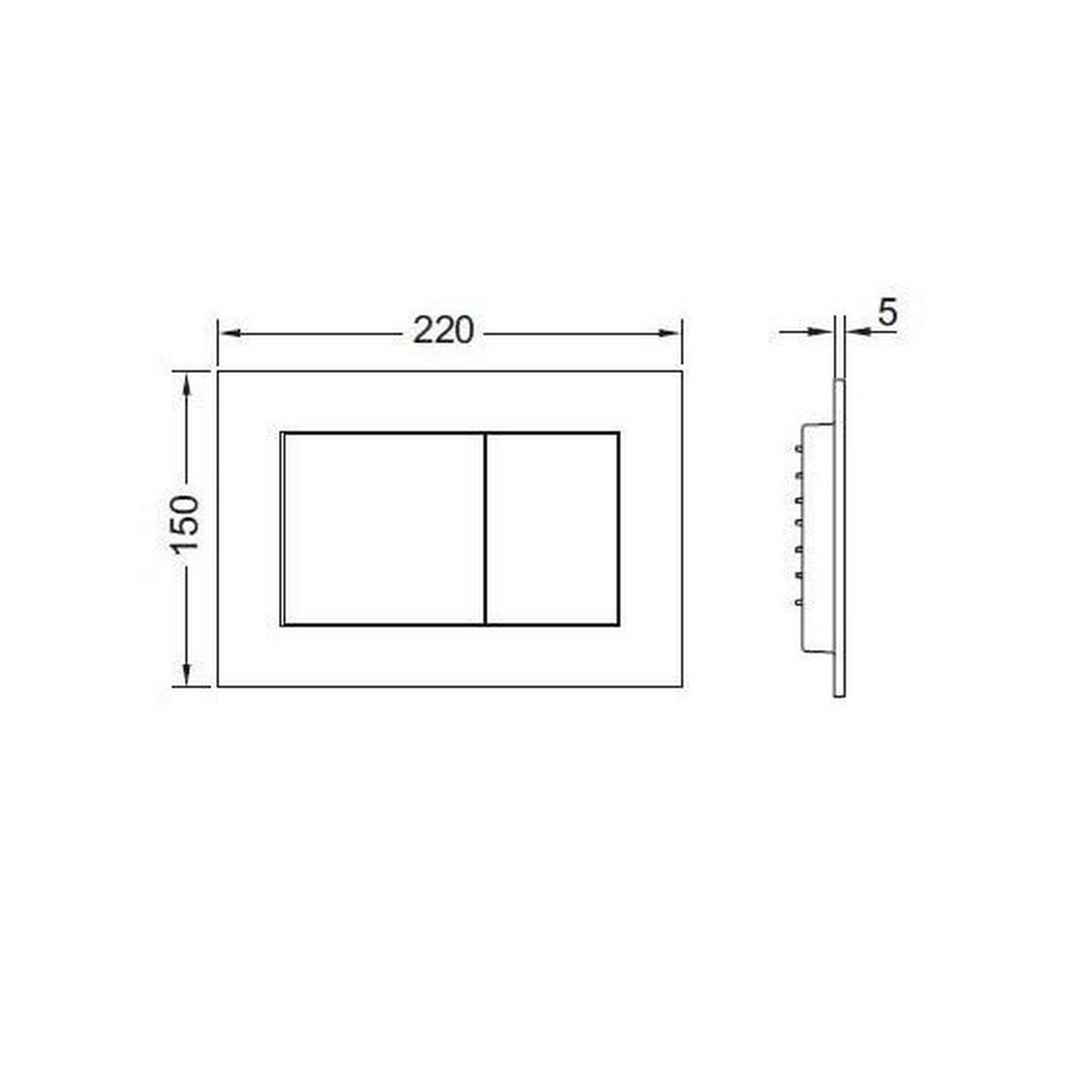 TECE TECEnow 9.240.402 Габаритные размеры