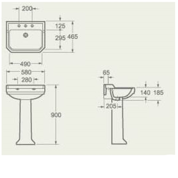 Раковина Devit Classic 1010151 цена 0 грн - фотография 2