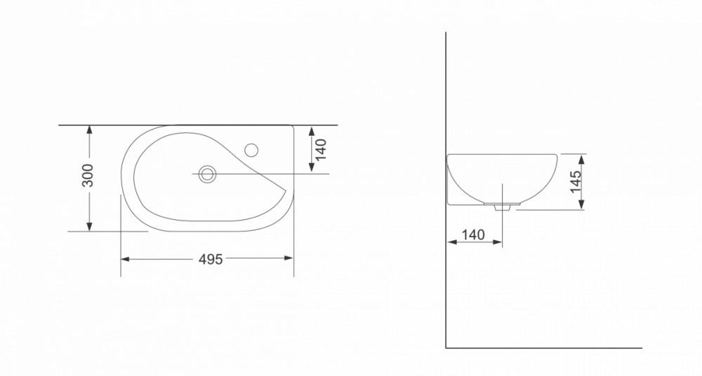 Раковина Devit Small 1012135 ціна 2550 грн - фотографія 2