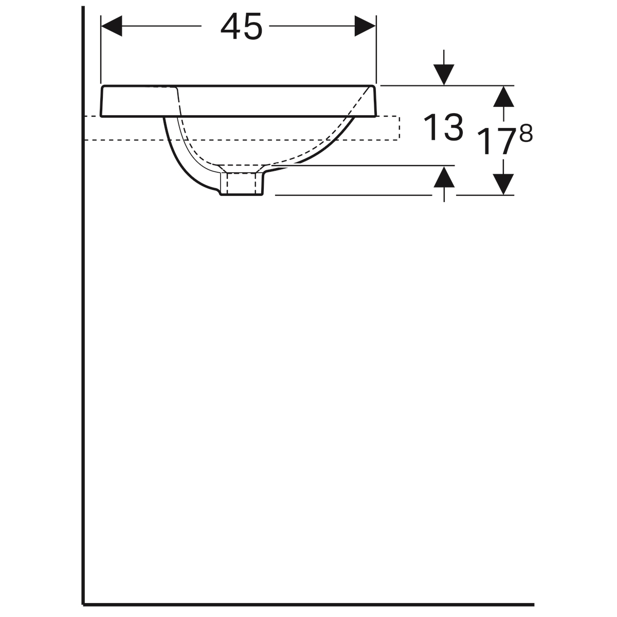 Раковина Geberit VariForm 500.721.01.2 ціна 3882 грн - фотографія 2