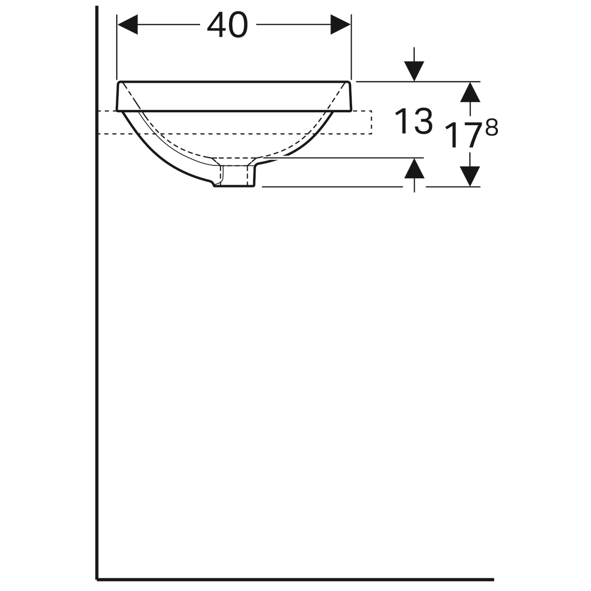 Раковина Geberit VariForm 500.737.01.2 цена 4469.00 грн - фотография 2