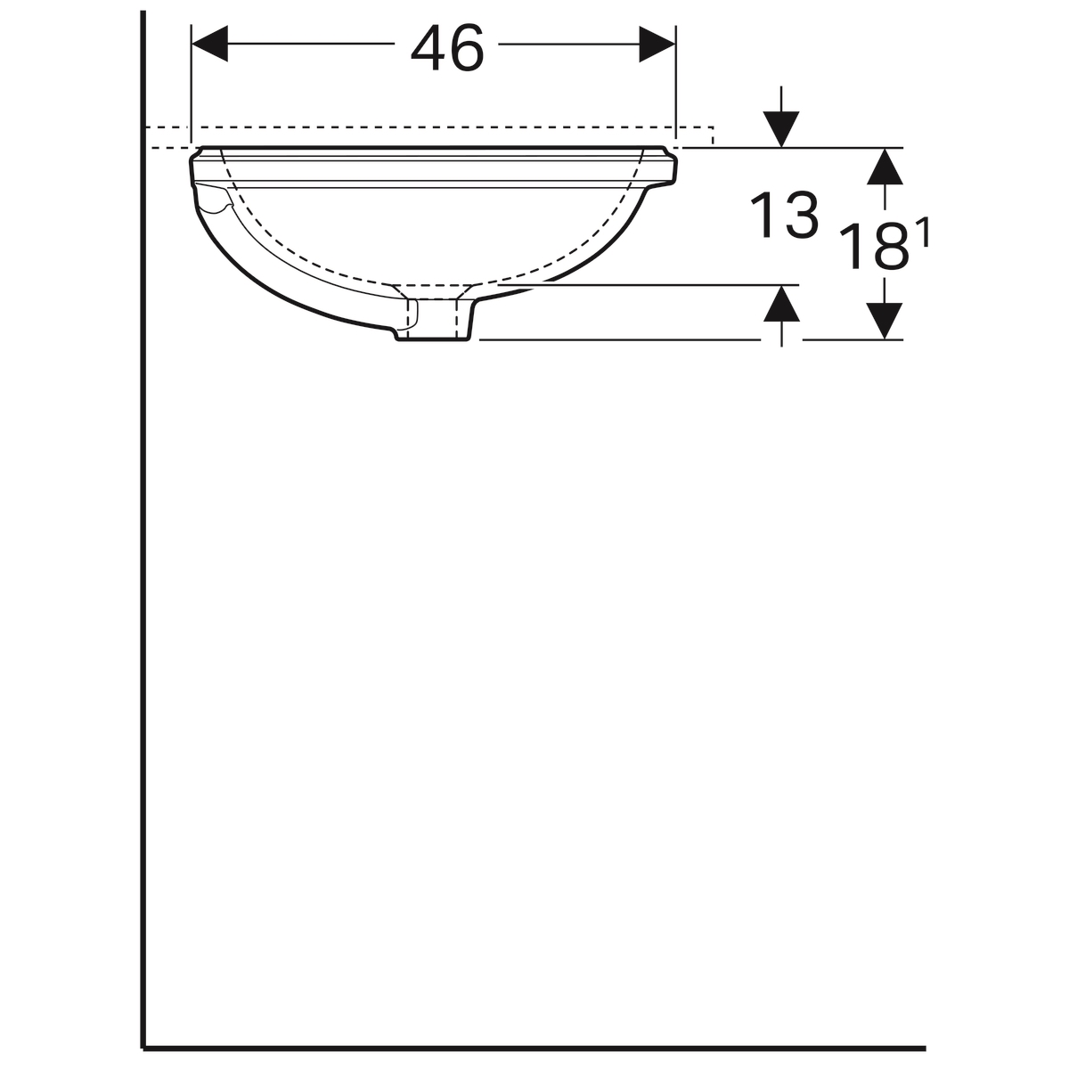 Раковина Geberit VariForm 500.753.01.2 цена 4152 грн - фотография 2