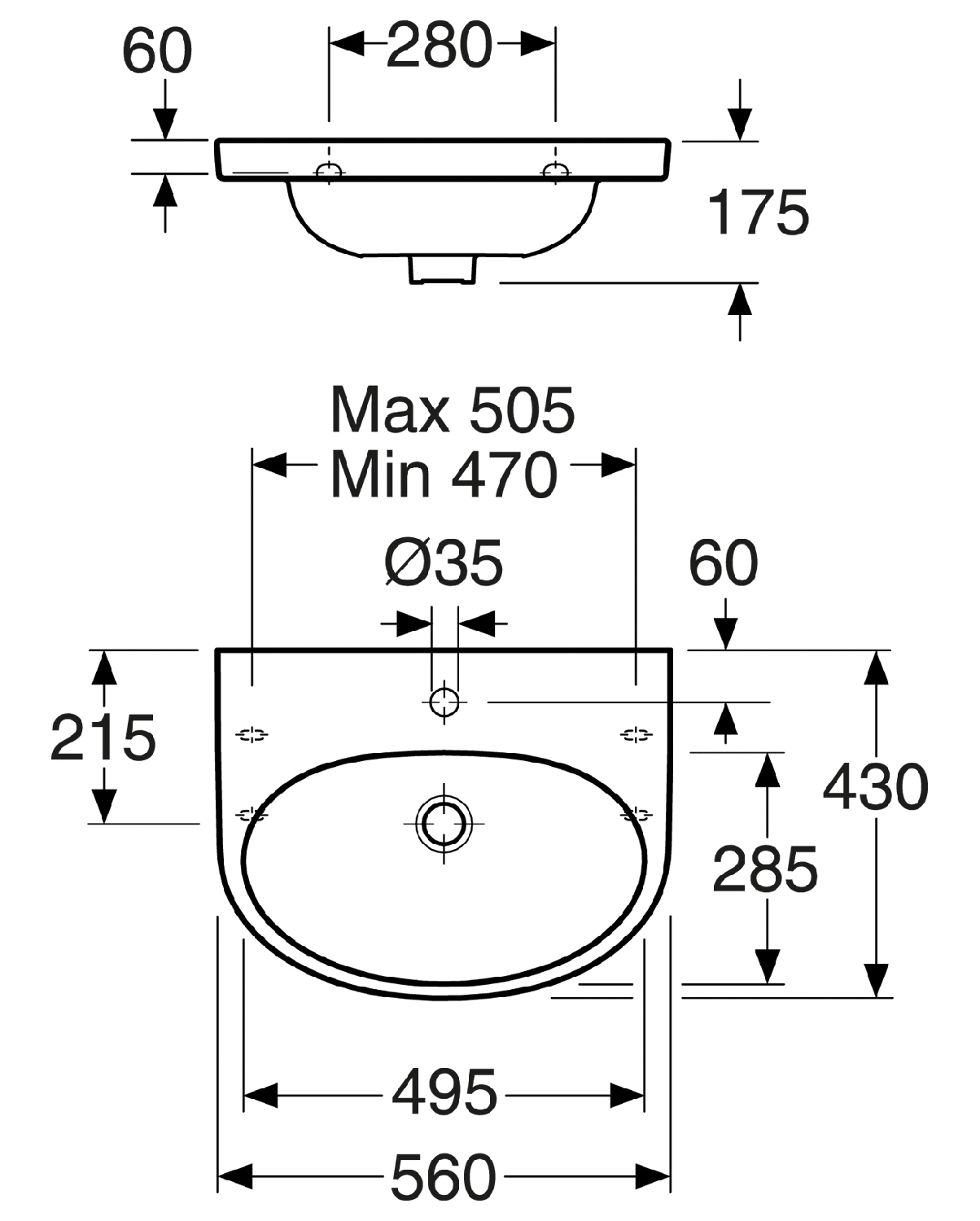 Раковина Gustavsberg Nautic 55569901 5556 ціна 0.00 грн - фотографія 2