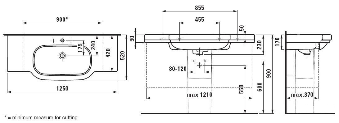 Раковина Laufen LB3 H8106880001041 внешний вид - фото 9