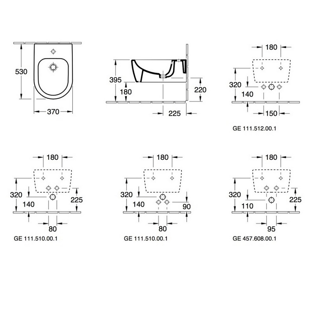 Біде Villeroy&Boch Avento 54050001 ціна 7521.60 грн - фотографія 2