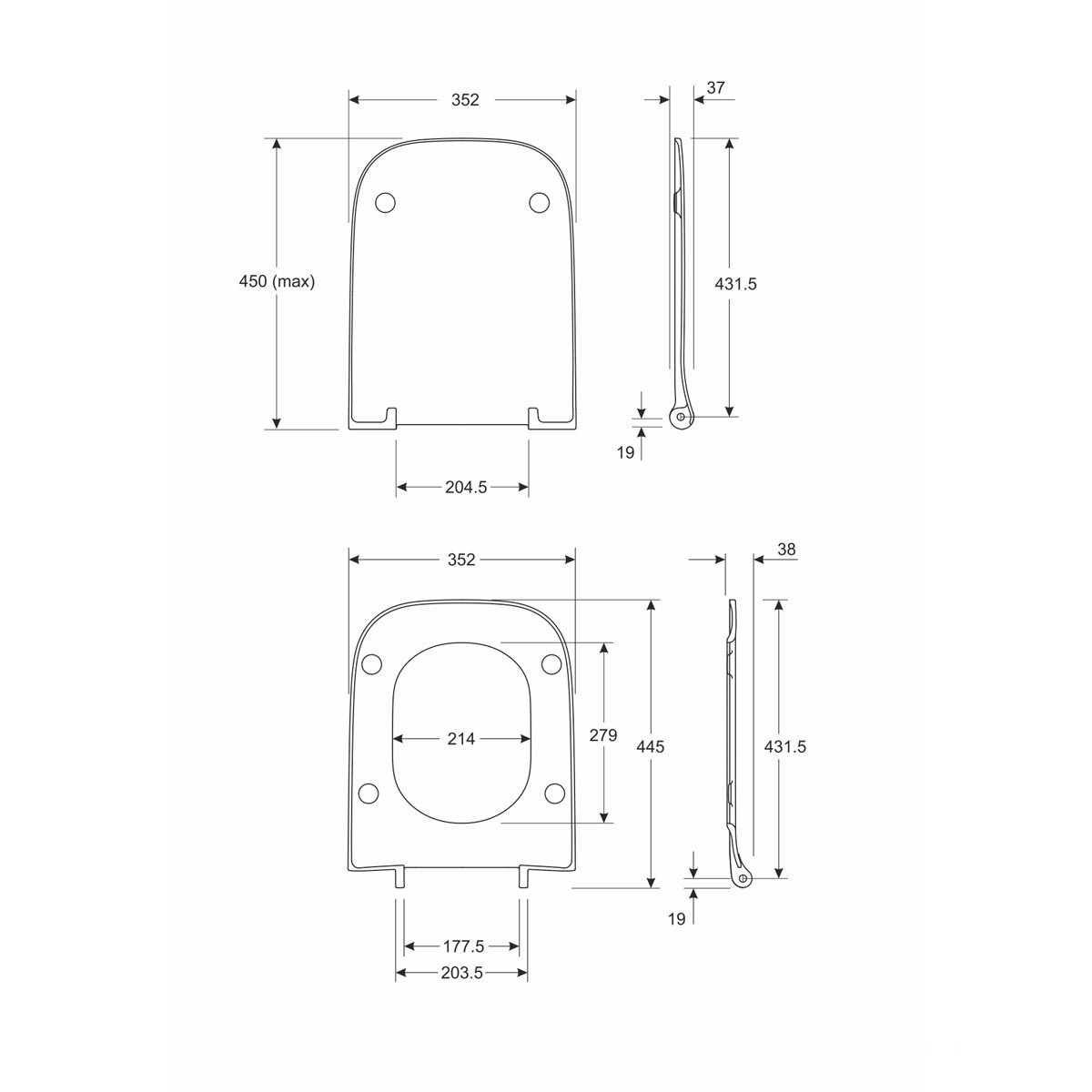 Сидіння для унітазу Kolo Modo L30115000 ціна 0 грн - фотографія 2