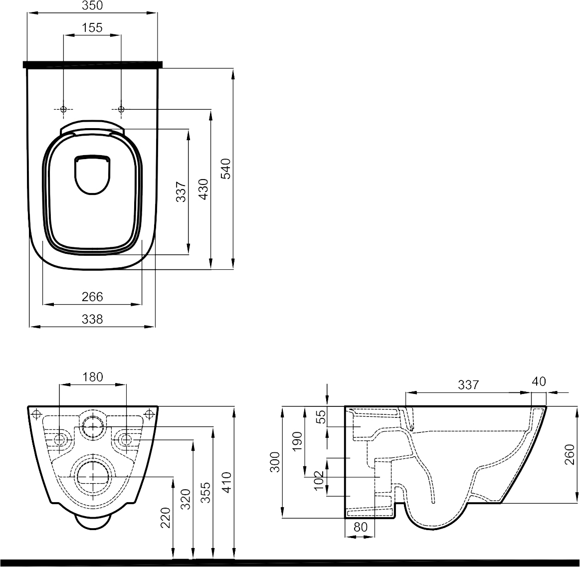 Kolo Modo L33120000 Габаритные размеры