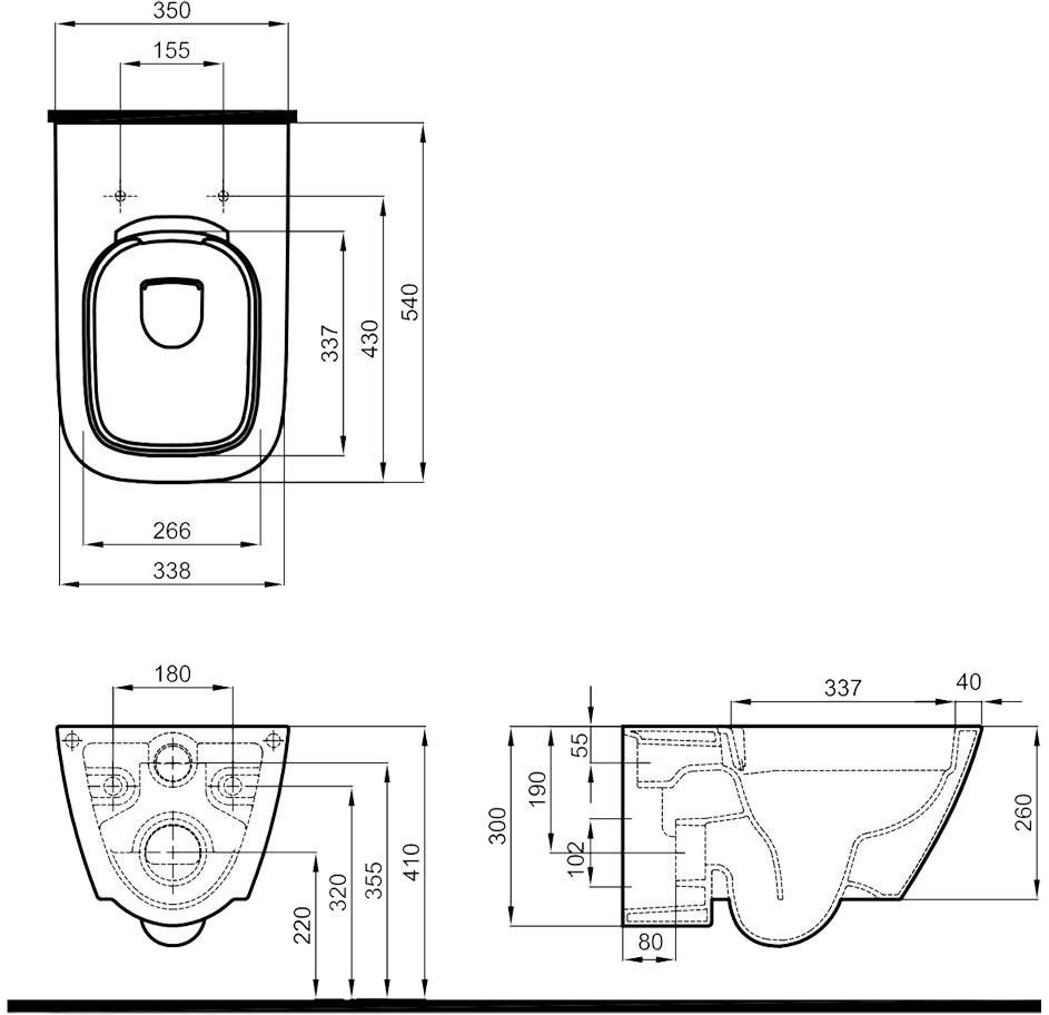 Kolo Modo L33120000 Габаритные размеры