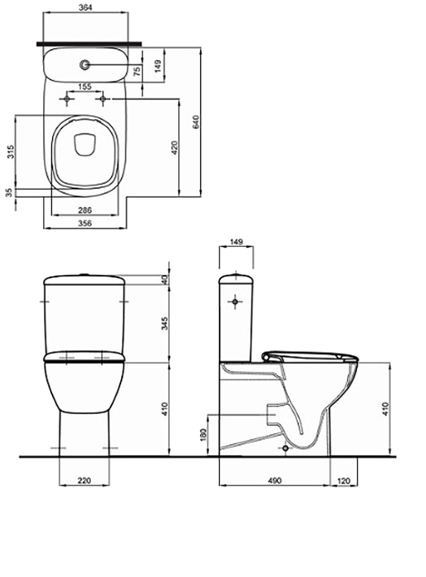 Kolo Style L29020000 Габаритні розміри