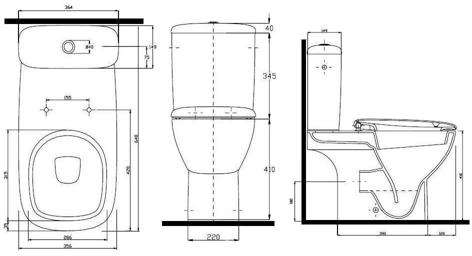 Kolo Style L29000 Габаритные размеры