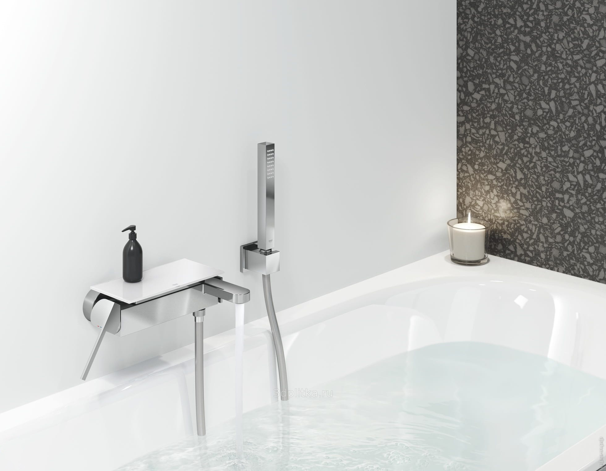 Смеситель для ванны и душа Grohe Plus 33547003 цена 17664 грн - фотография 2