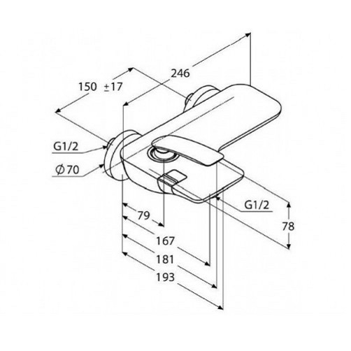 Смеситель для ванны Kludi Balance 524458775 цена 28485.00 грн - фотография 2