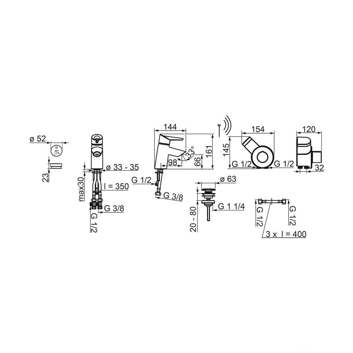 в продаже Смеситель для умывальника Oras Optima Smart 2701F - фото 3