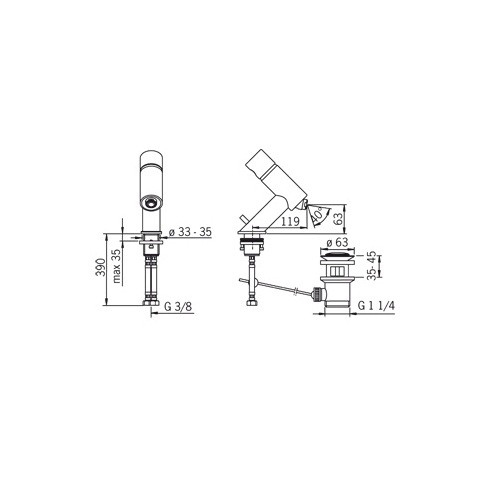 Змішувач для біде Oras Alessi 8518F ціна 0 грн - фотографія 2