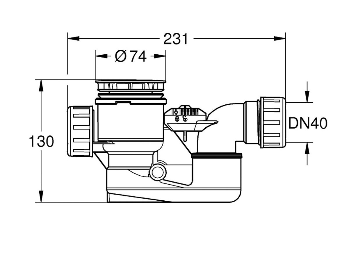 Grohe Essence 49113000 Габаритні розміри