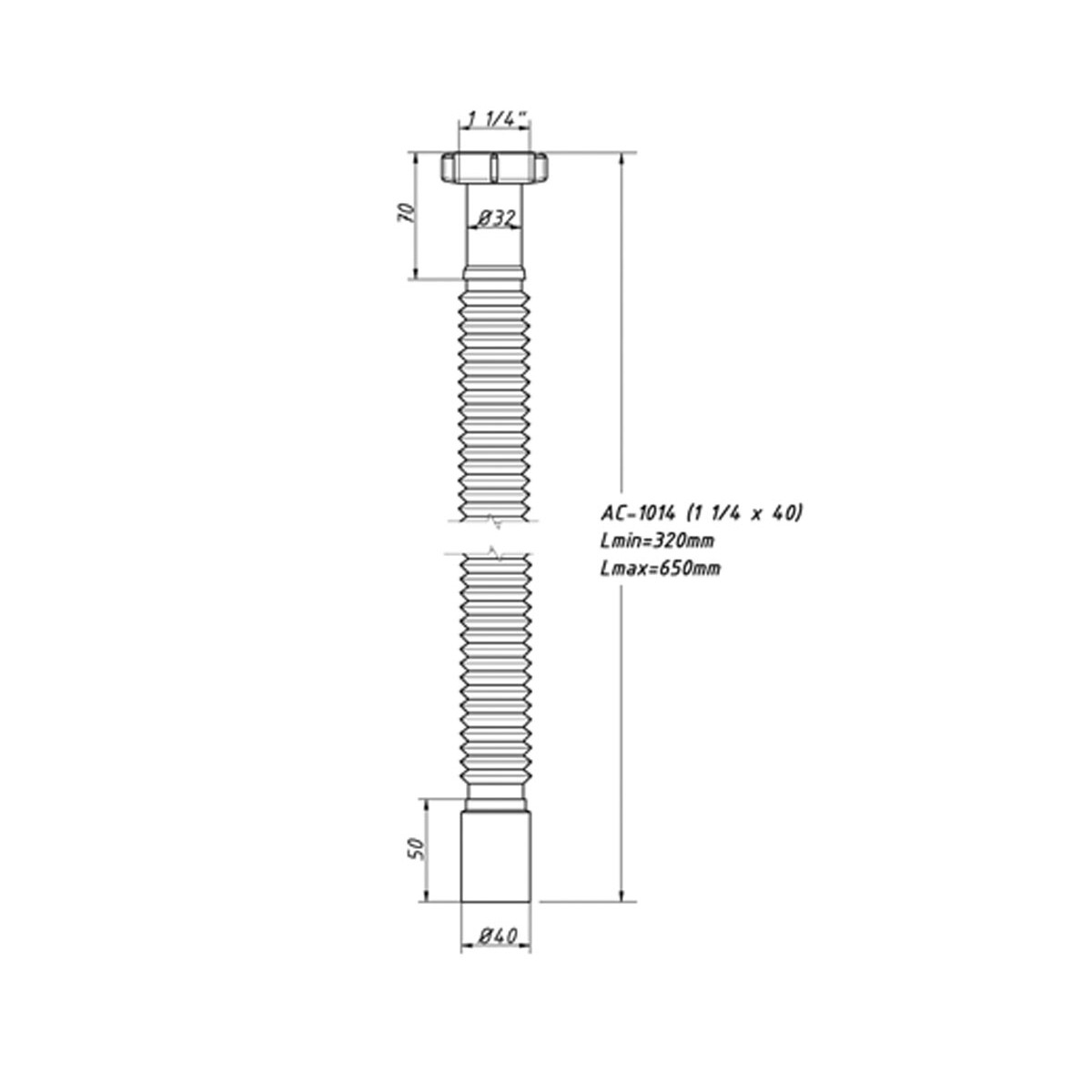 Патрубок Orio AC-1014 цена 0.00 грн - фотография 2