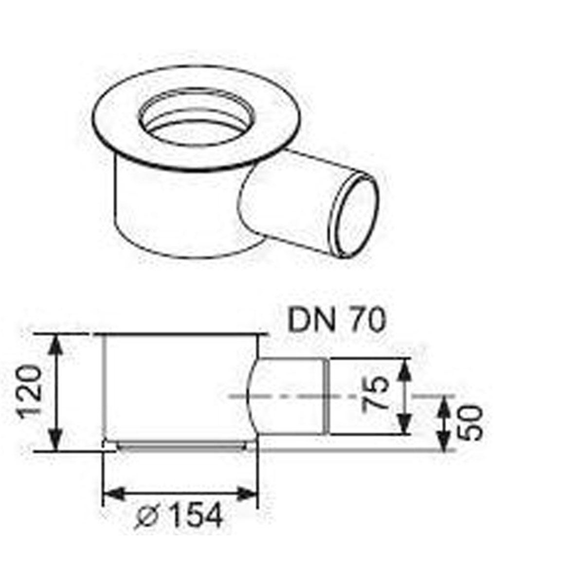 Сифон TECE Drainline 650002 ціна 1828 грн - фотографія 2