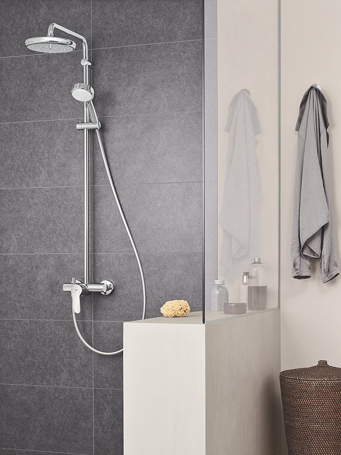 Змішувач для душу Grohe New Tempesta Cosmopolitan 210 26224001 ціна 16032 грн - фотографія 2