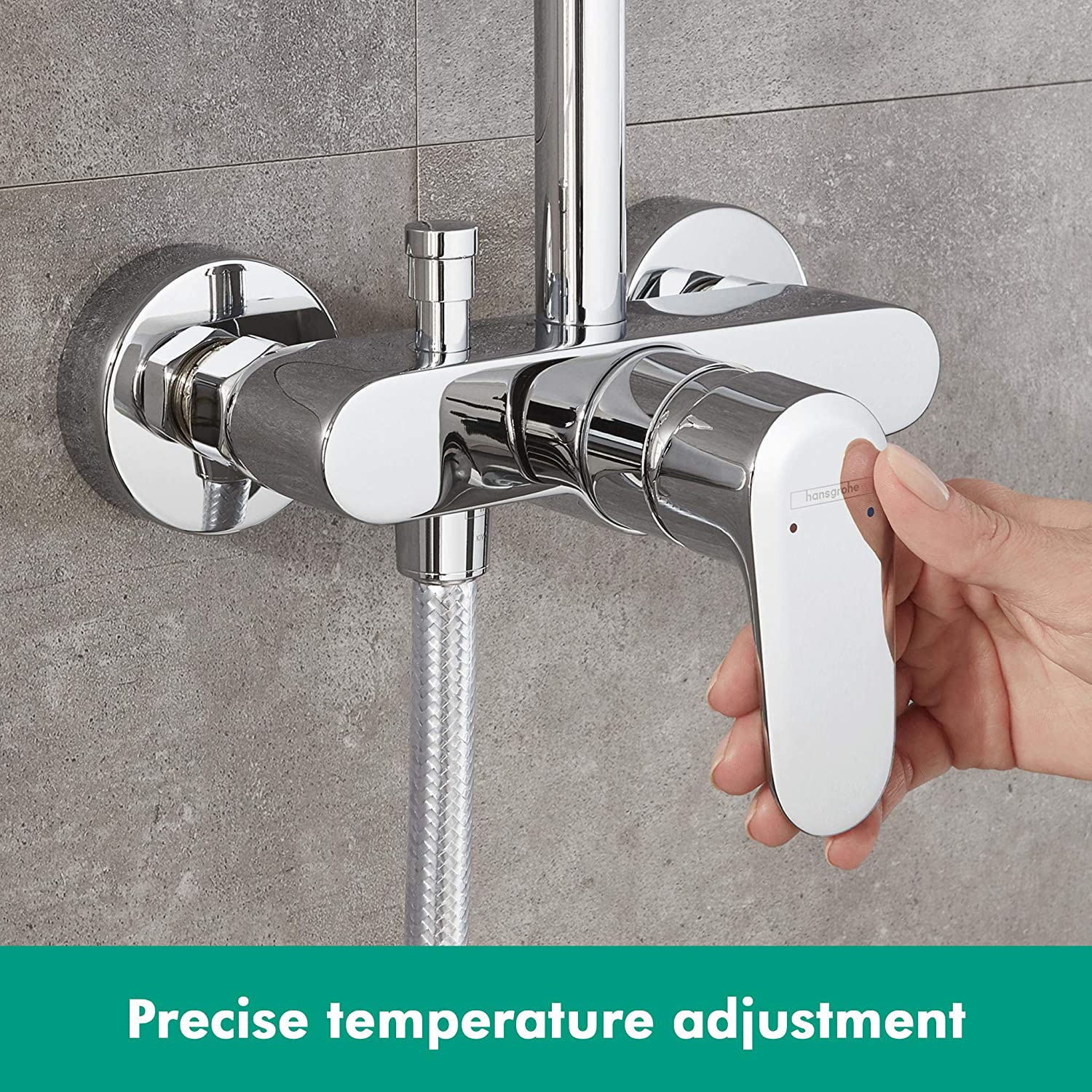 продаємо Hansgrohe Crometta S 240 1jet Showerpipe 27269000 в Україні - фото 4