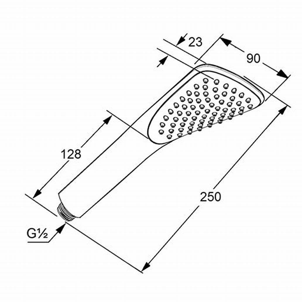 Kludi Fizz 1S 676400500 Габаритні розміри