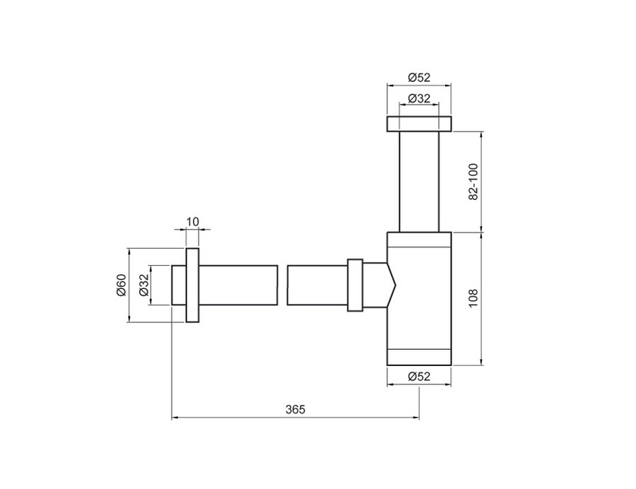 Devit 53412100 Габаритні розміри