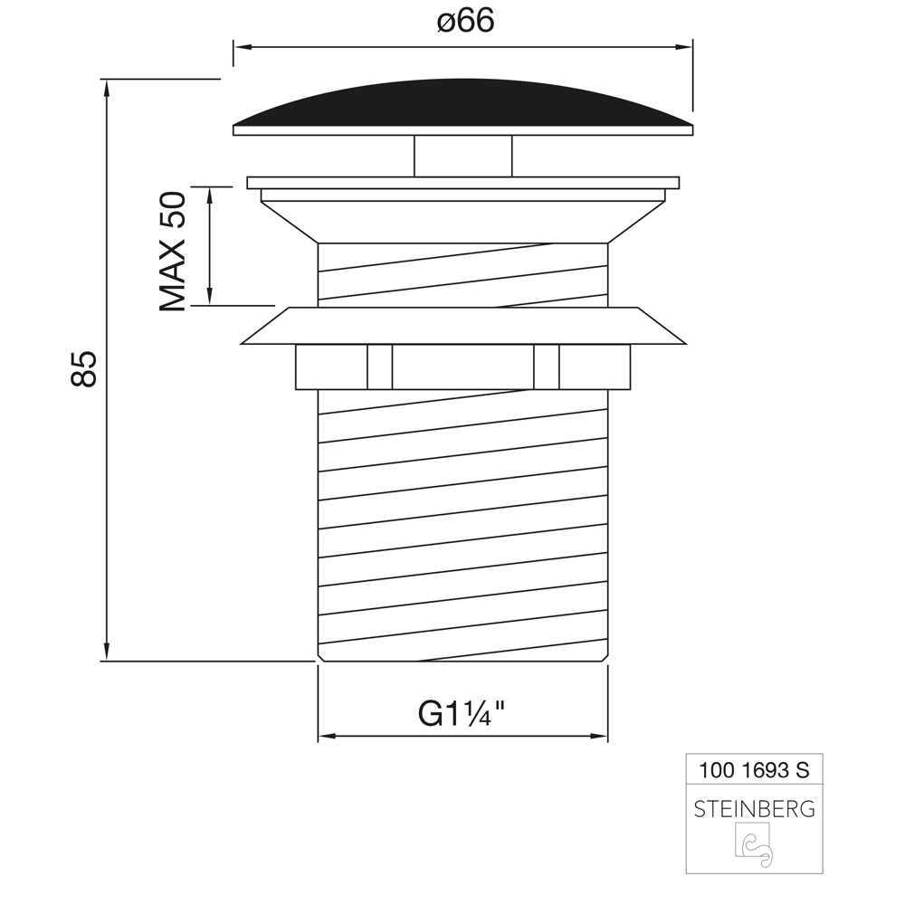 Донний клапан Steinberg 1001693S ціна 0 грн - фотографія 2