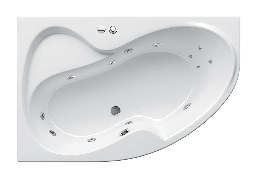 Ванна Ravak Rosa II L 160x105 Beauty Pro білий (GMSR0766)
