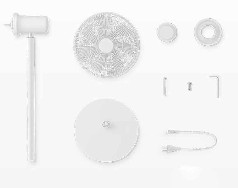 Напольный вентилятор Xiaomi Mi Home (Mijia) DC Electric Fan White ZLBPLDS02ZM характеристики - фотография 7