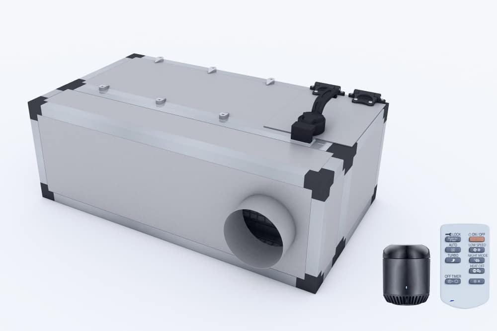 Припливна установка ASV group АСВ 200 LQ (ASV 200 LQ) доп. шумоглушник з універсальним Wi-fi пультом в інтернет-магазині, головне фото