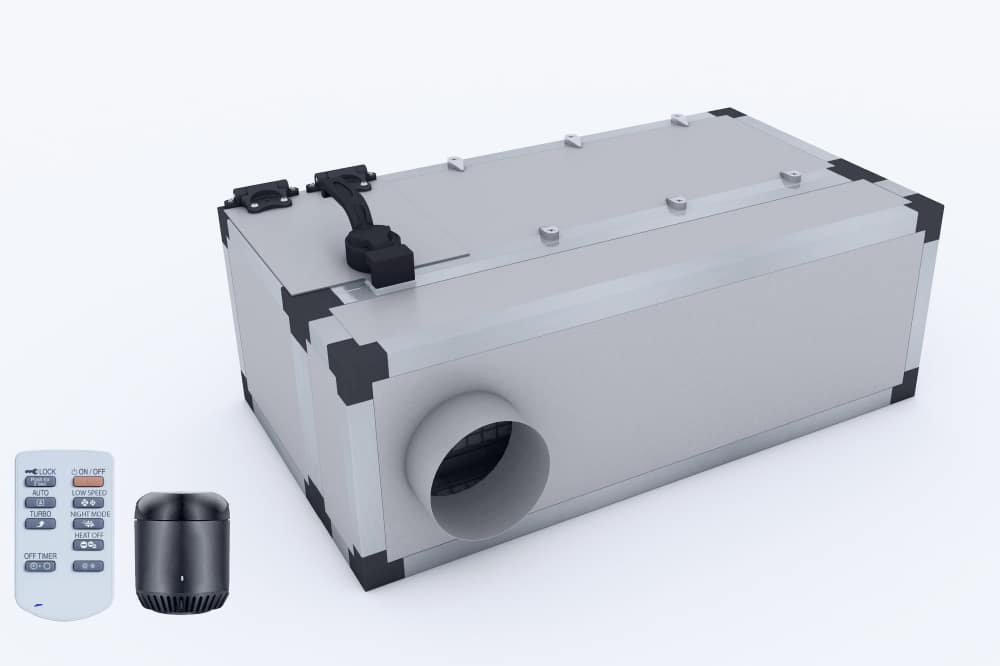 Приточная установка ASV group АСВ 200 RQ (ASV 200 RQ) доп. шумоглушитель с универсальным WiFi пультом в интернет-магазине, главное фото