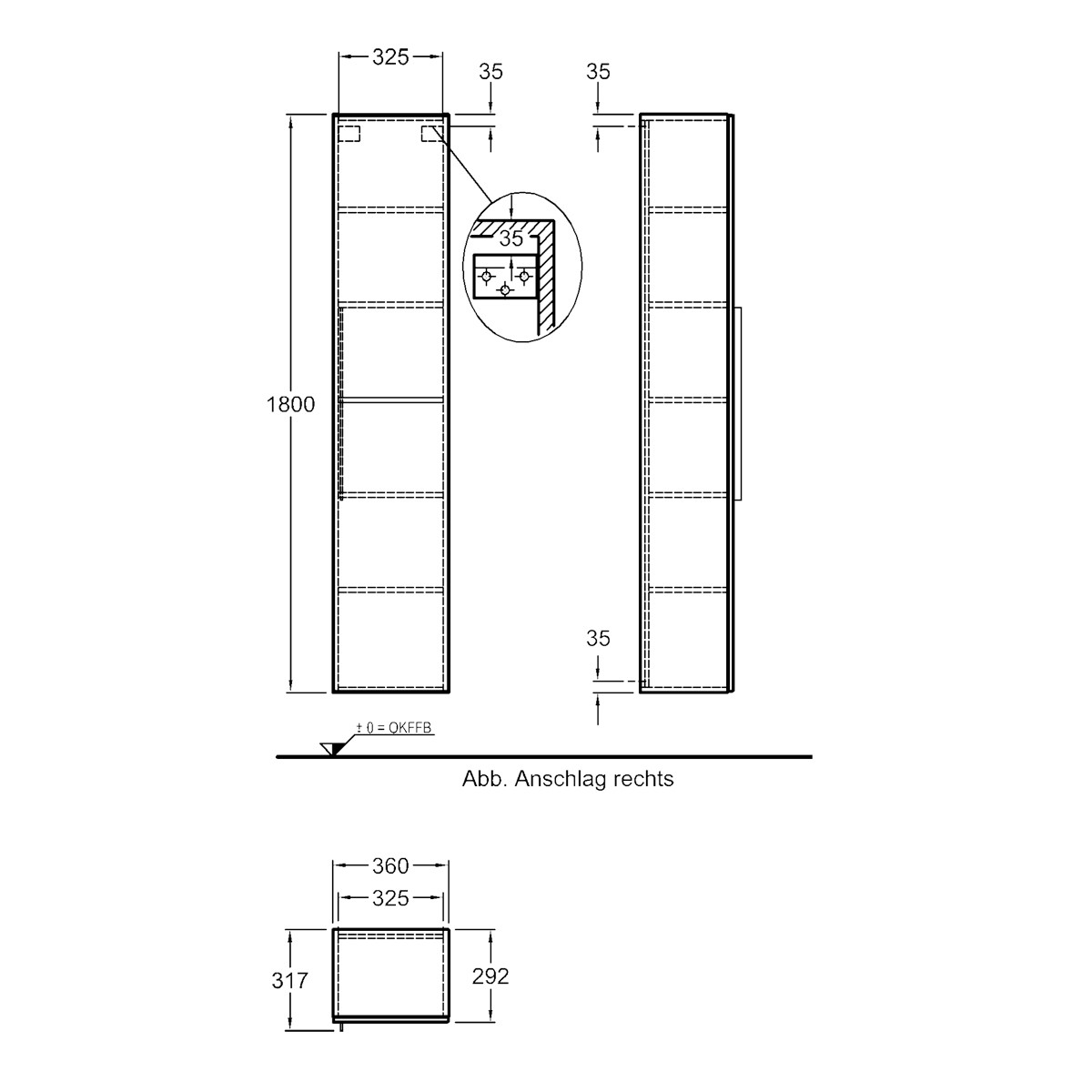 Шкаф-пенал Keramag iCon 840001000 цена 0.00 грн - фотография 2