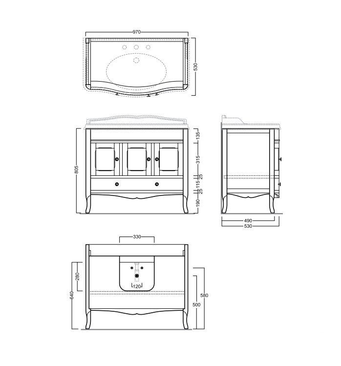 в продажу Тумба Simas Arcade Armc105 - фото 3