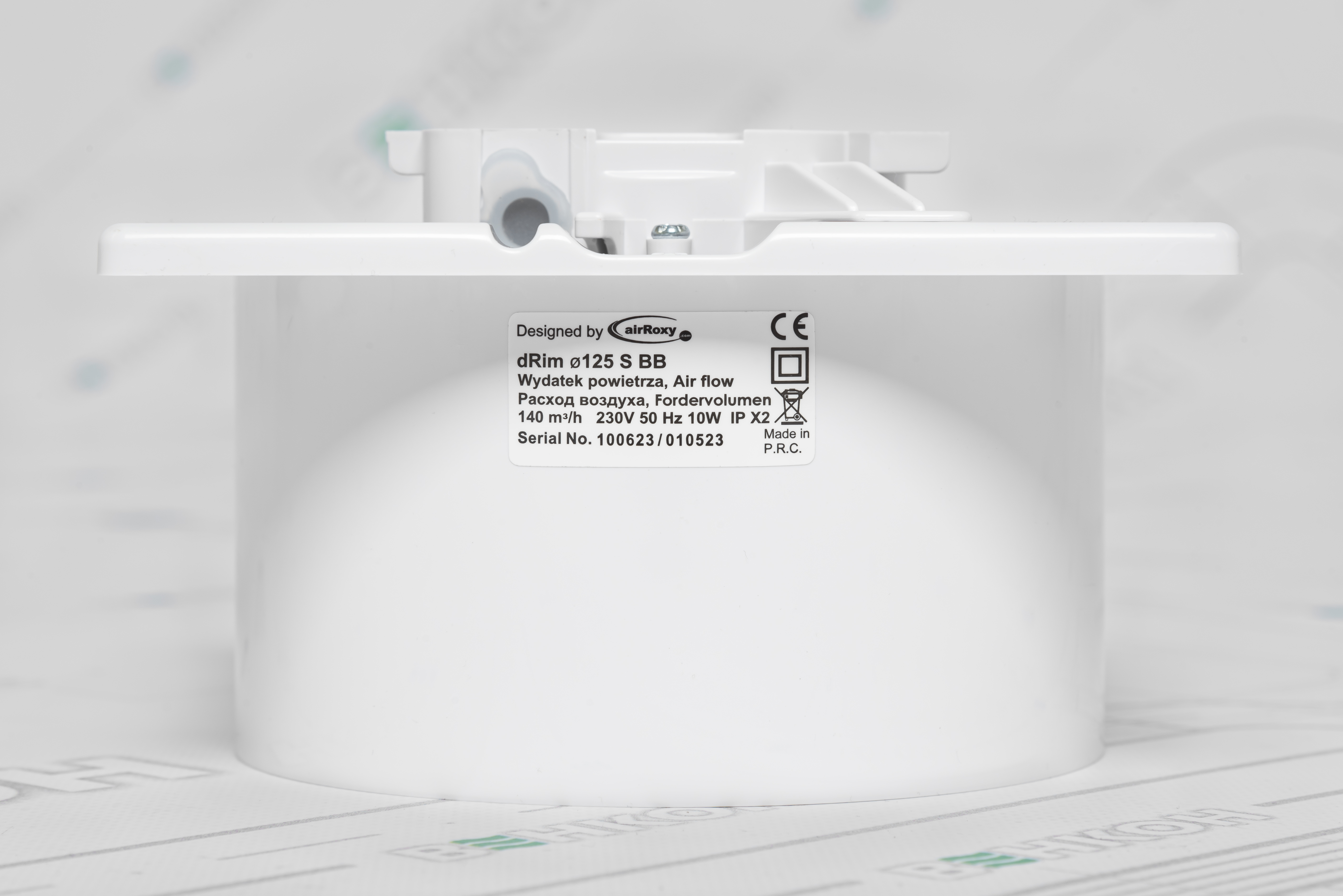 Витяжний вентилятор AirRoxy dRim 125 S BB (01-066) інструкція - зображення 6