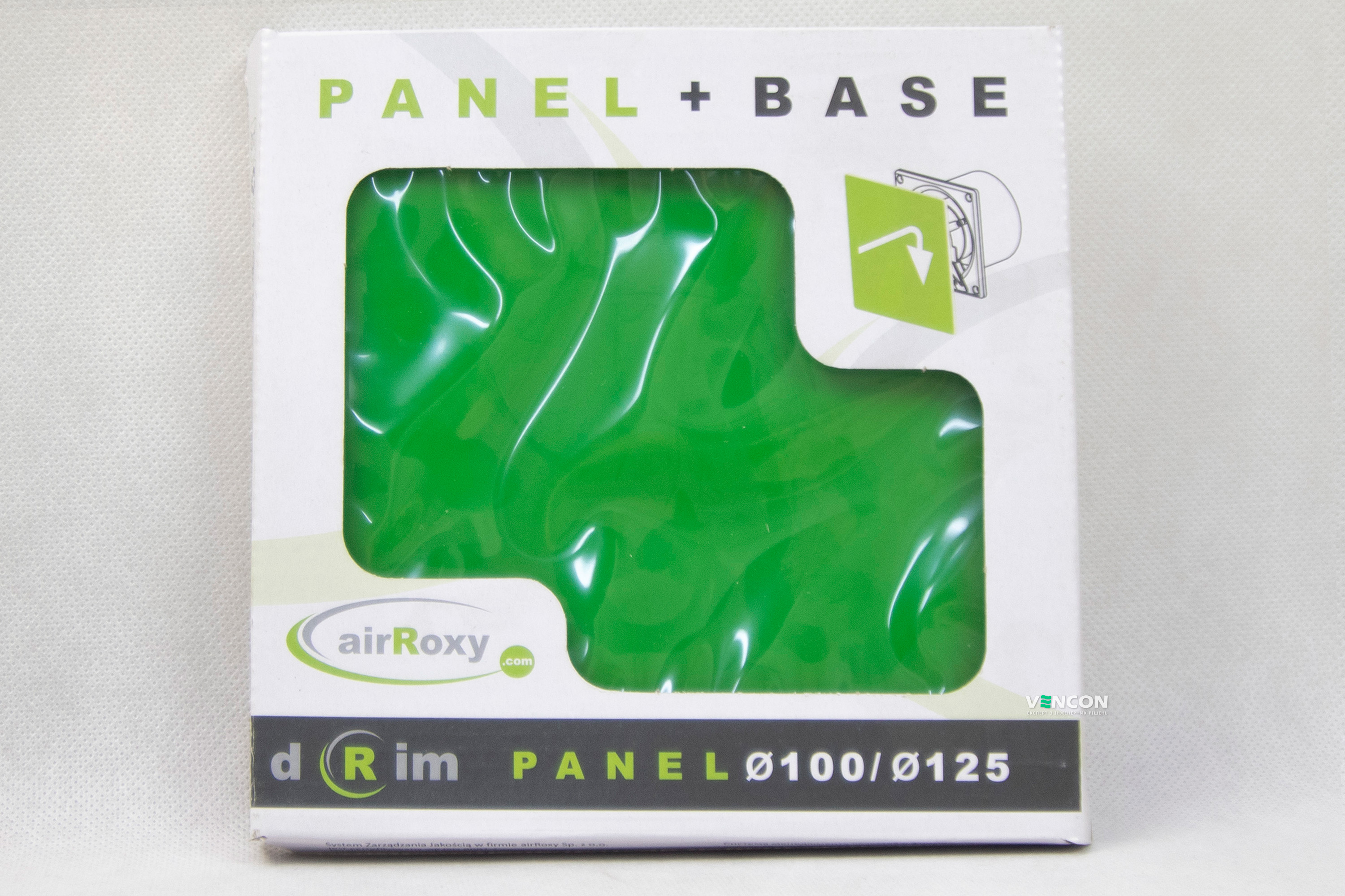 в продажу Кришка для вентилятора AirRoxy dRim Plexi зелений (01-167) - фото 3