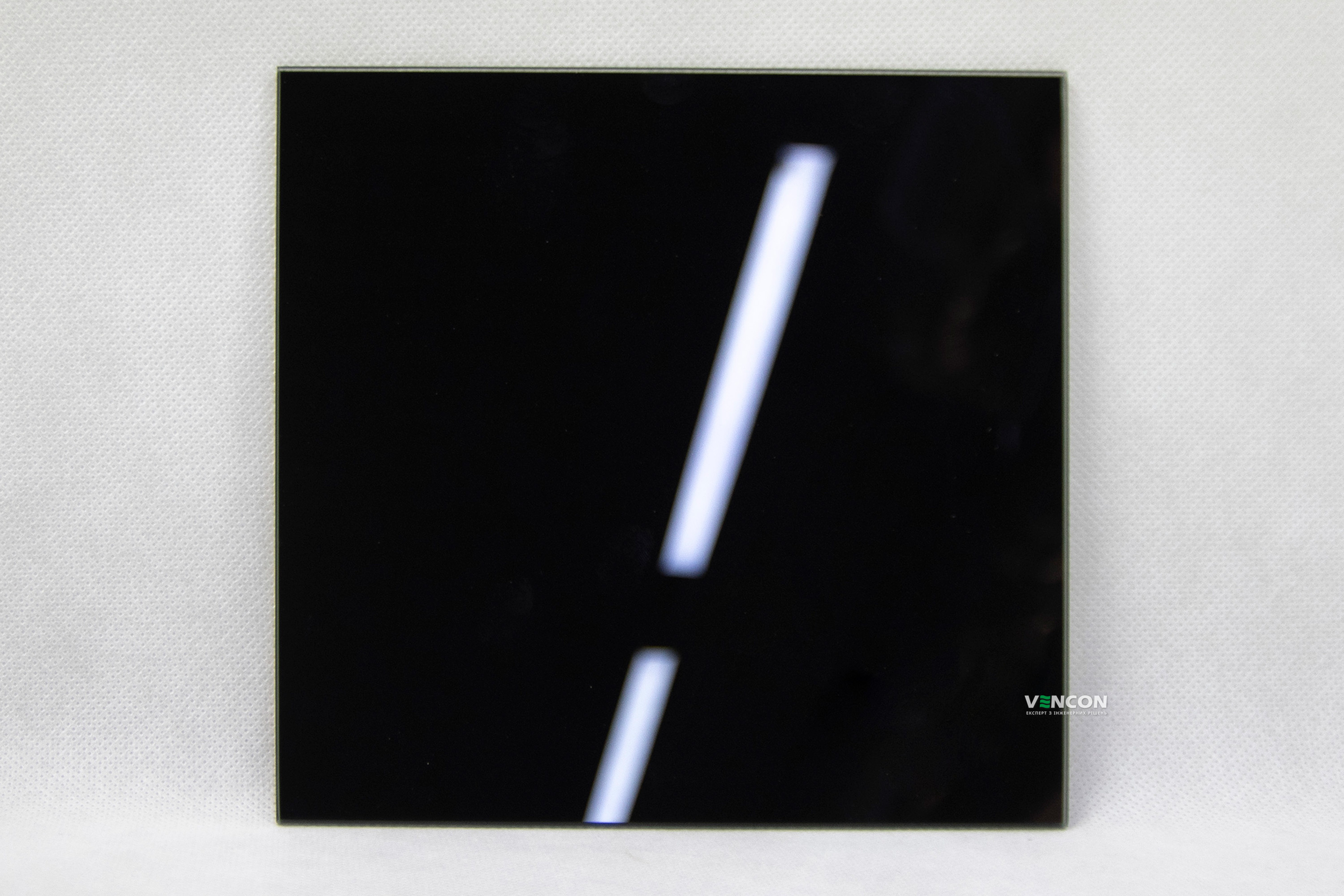 Крышка к вентилятору AirRoxy dRim Glass черный (01-172) цена 915.00 грн - фотография 2
