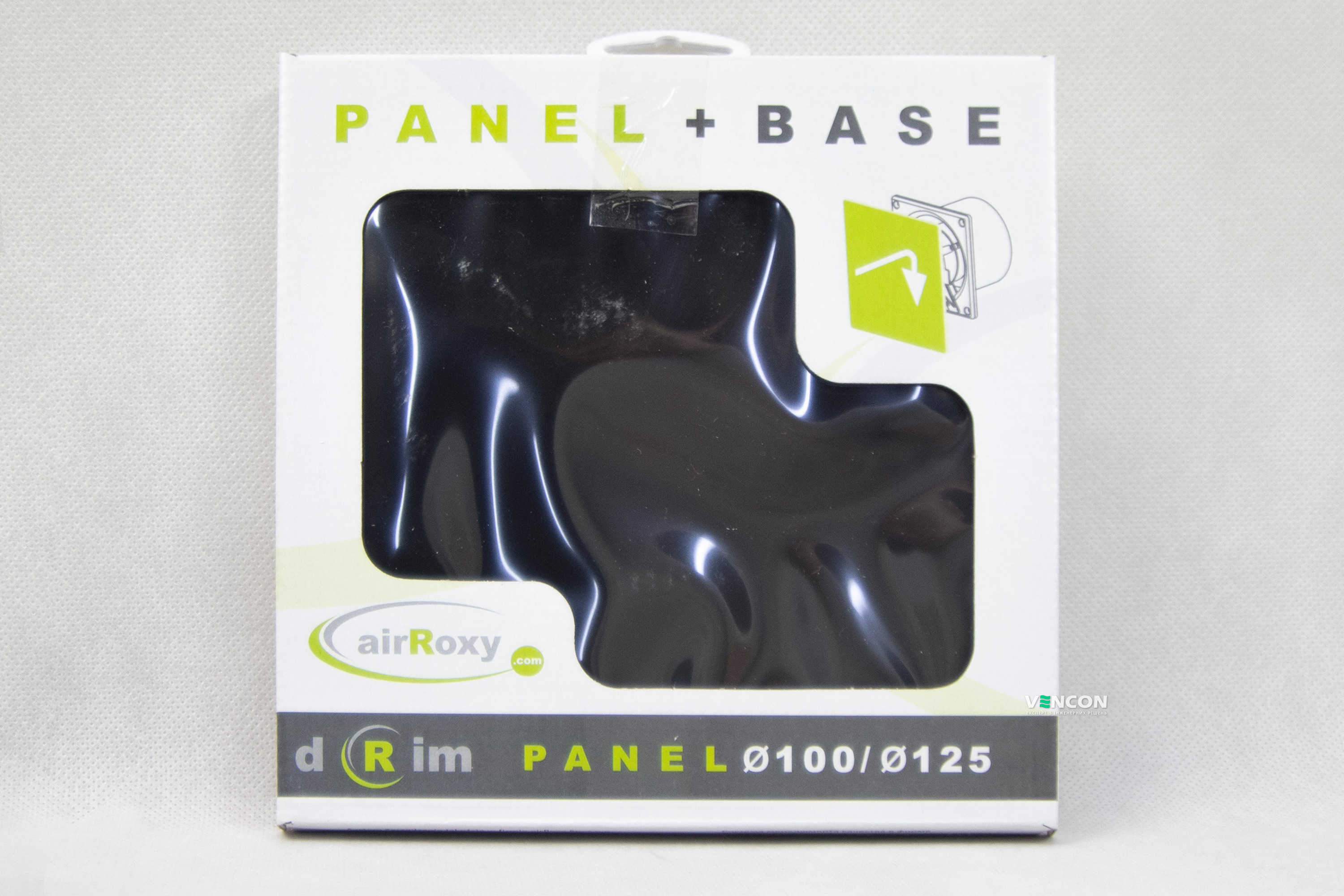 в продаже Крышка к вентилятору AirRoxy dRim Glass черный (01-172) - фото 3
