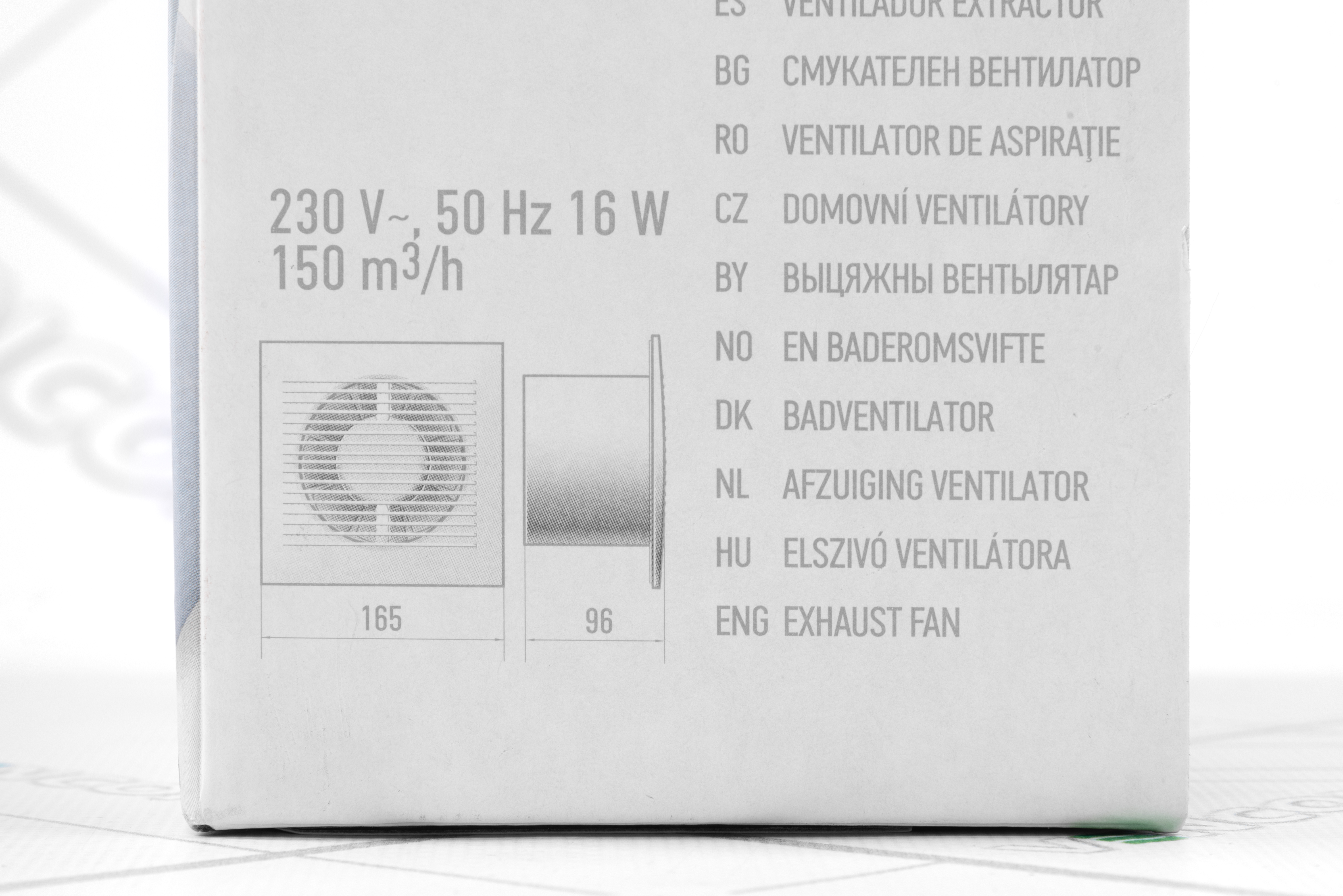 Вытяжной вентилятор Europlast EE125A характеристики - фотография 7