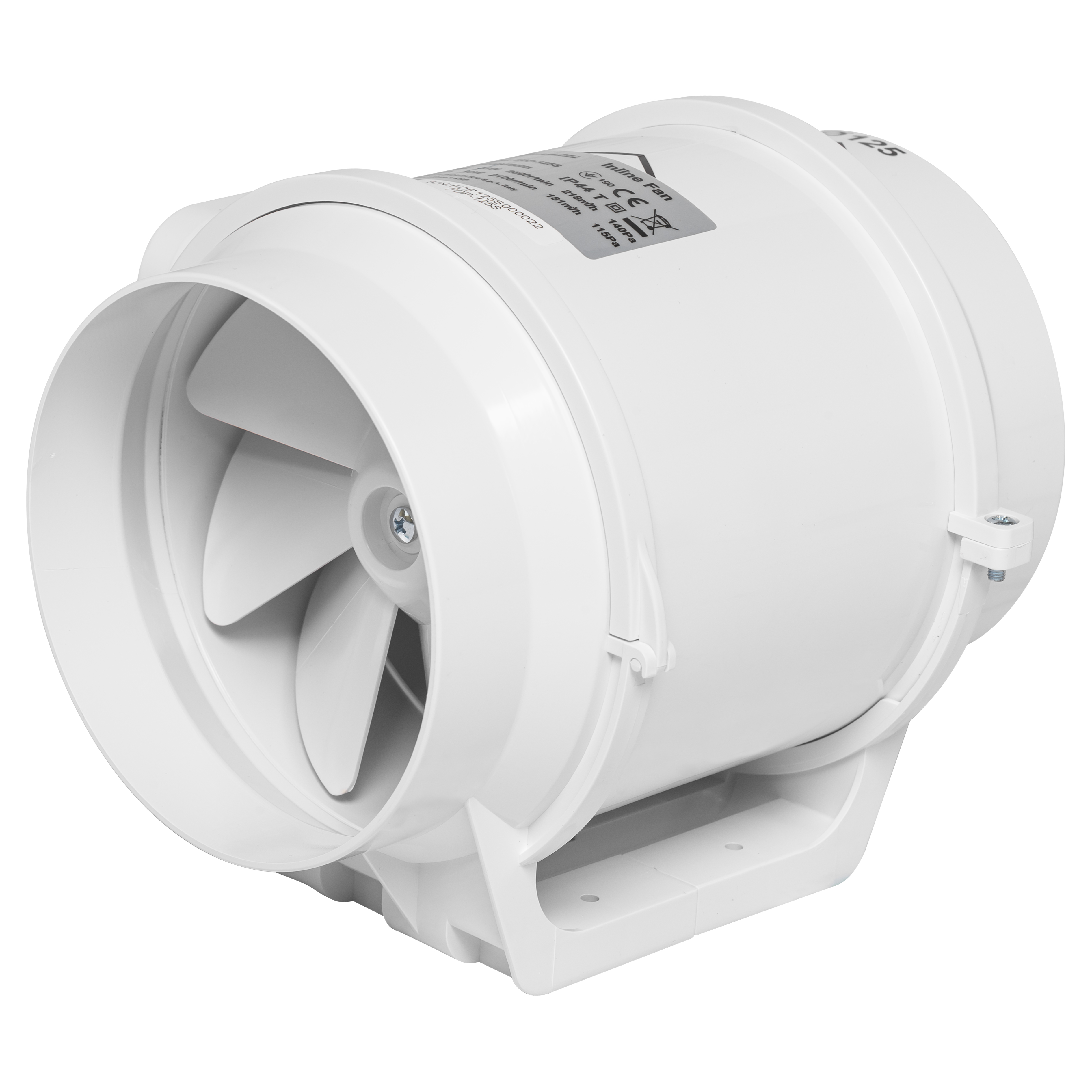Канальний вентилятор для ванної Binetti FDP-125S
