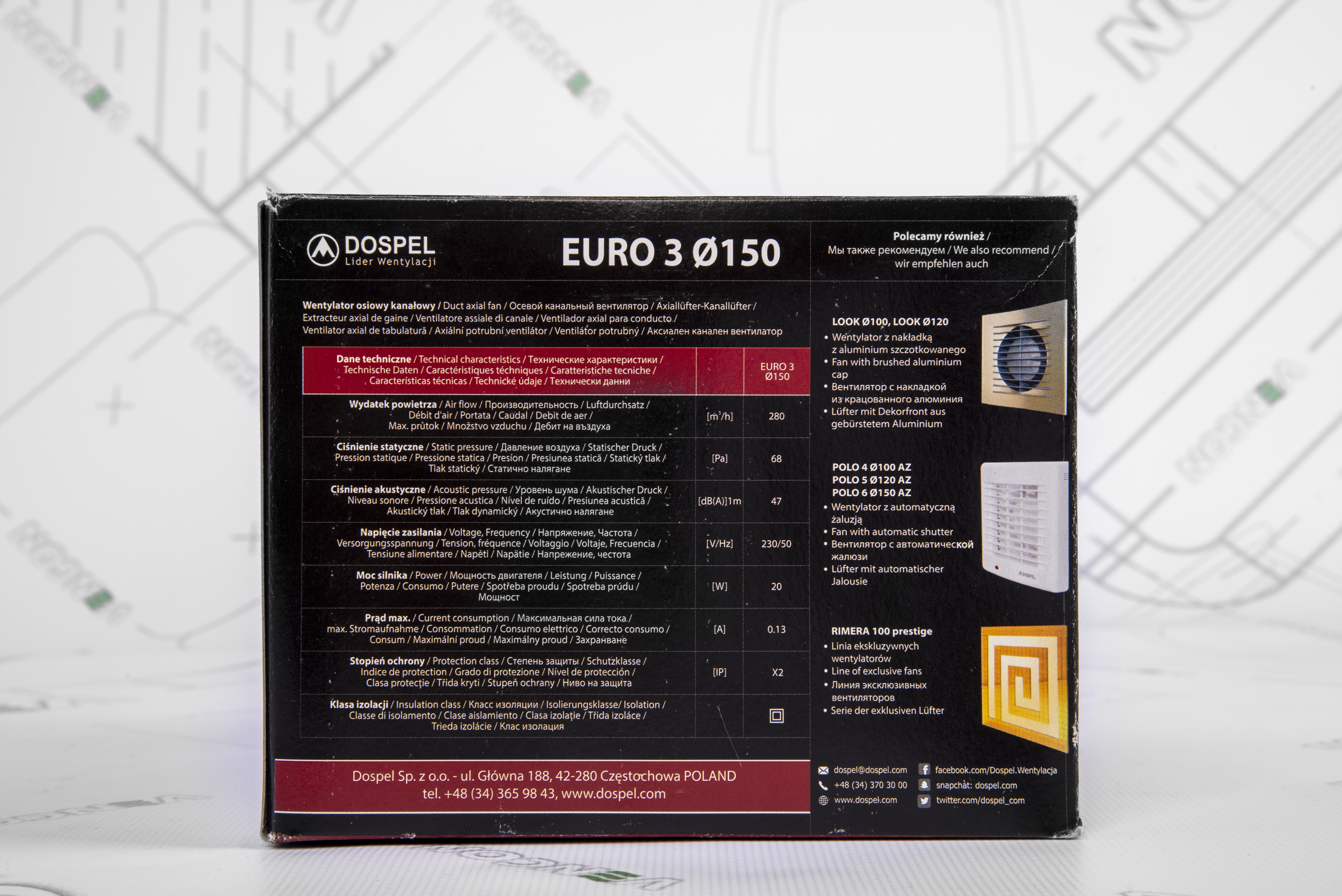 Канальний вентилятор Dospel Euro 3 150 інструкція - зображення 6