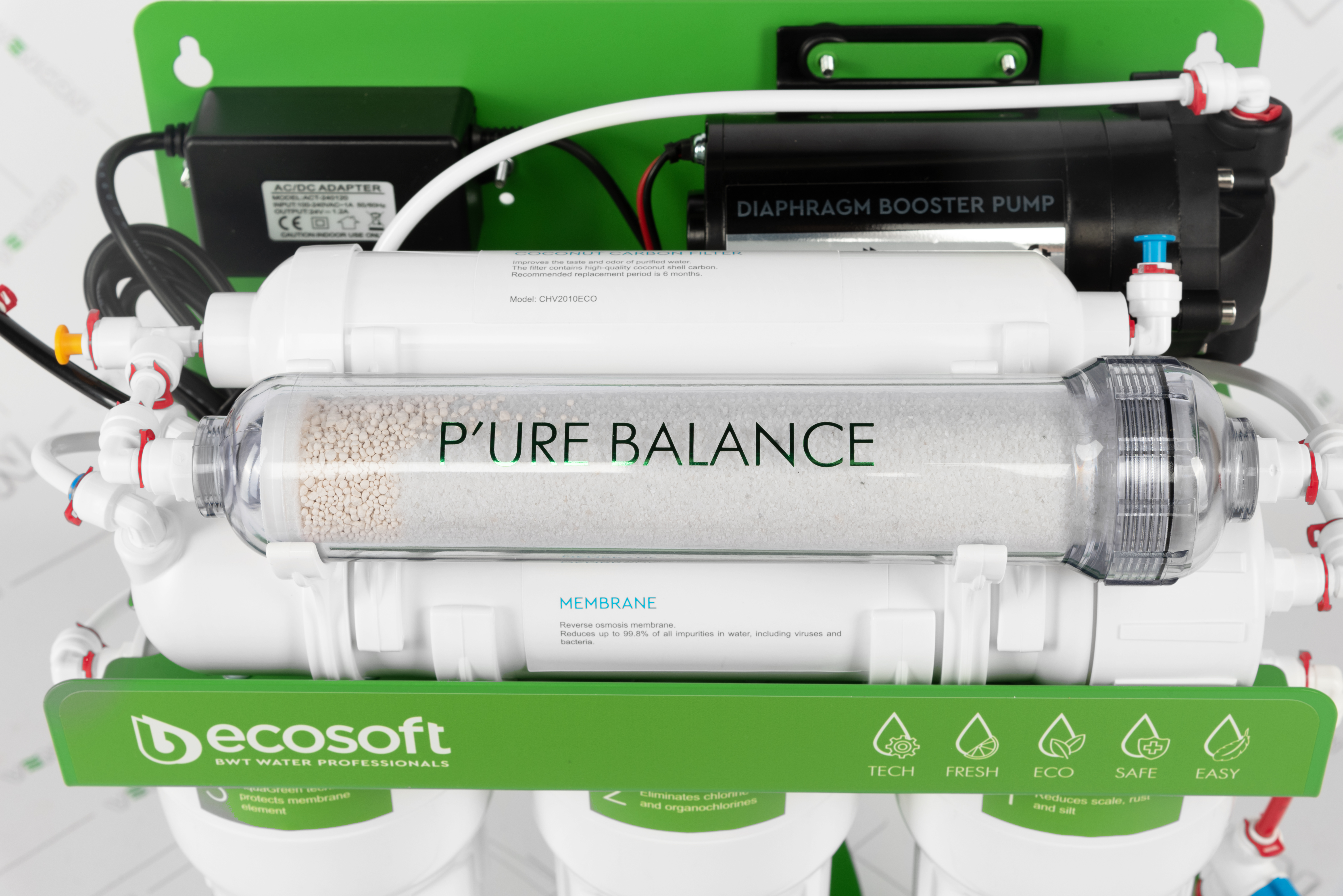 в продажу Фільтр для води Ecosoft P'ure Balance MO675MBALPSECO на металічній рамі з помпою - фото 3
