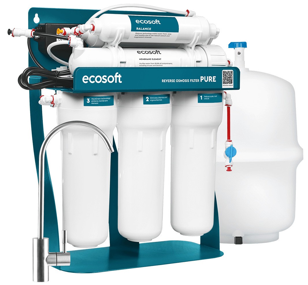 Фильтр для воды Ecosoft P'ure Balance MO675MBALPSECO на металлической раме с помпой цена 30567 грн - фотография 2