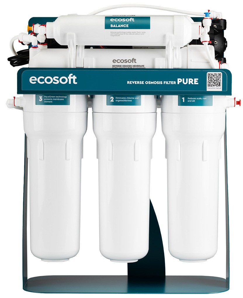 в продаже Фильтр для воды Ecosoft P'ure Balance MO675MBALPSECO на металлической раме с помпой - фото 3