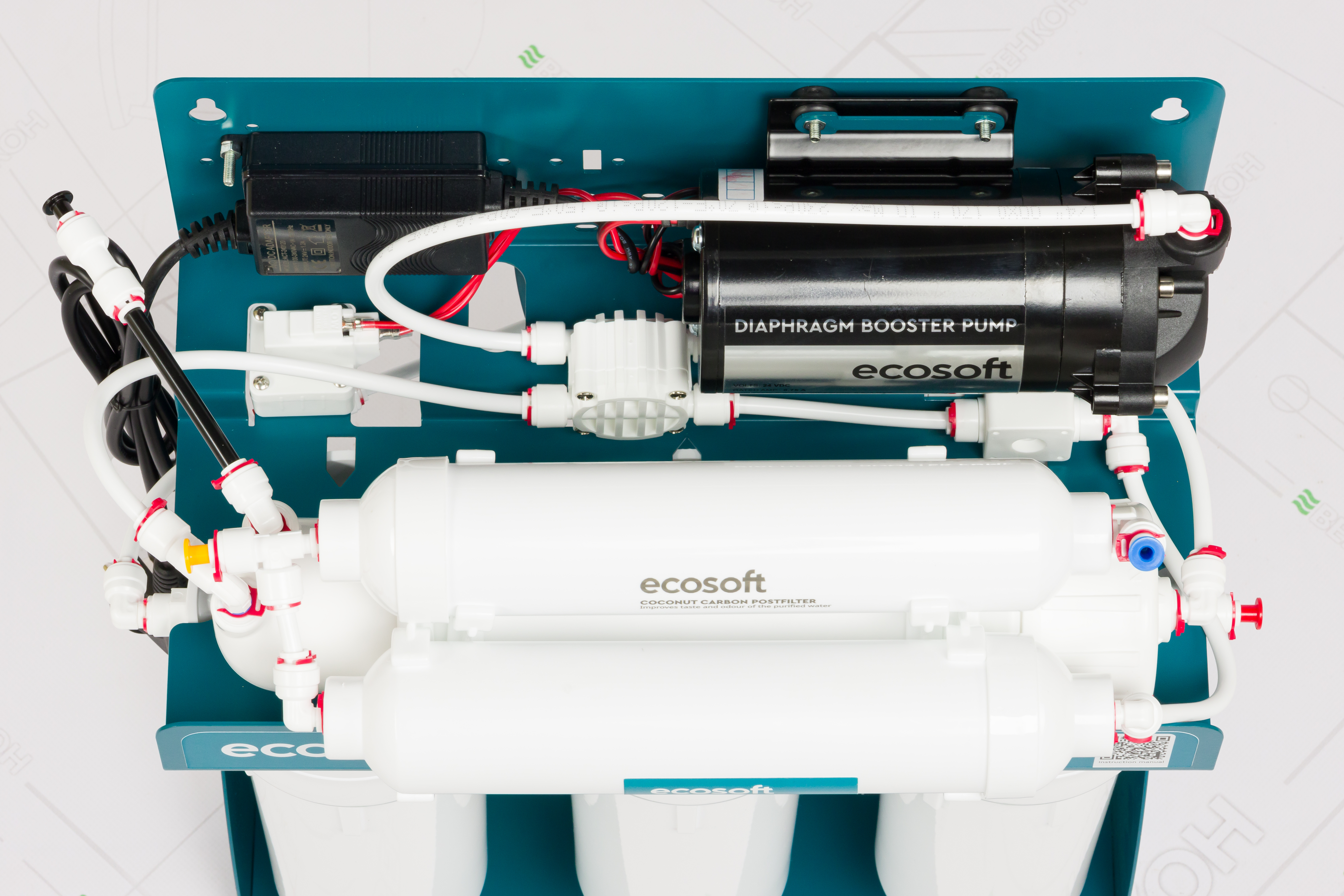 Фильтр для воды Ecosoft P'ure Balance MO675MBALPSECO на металлической раме с помпой внешний вид - фото 9