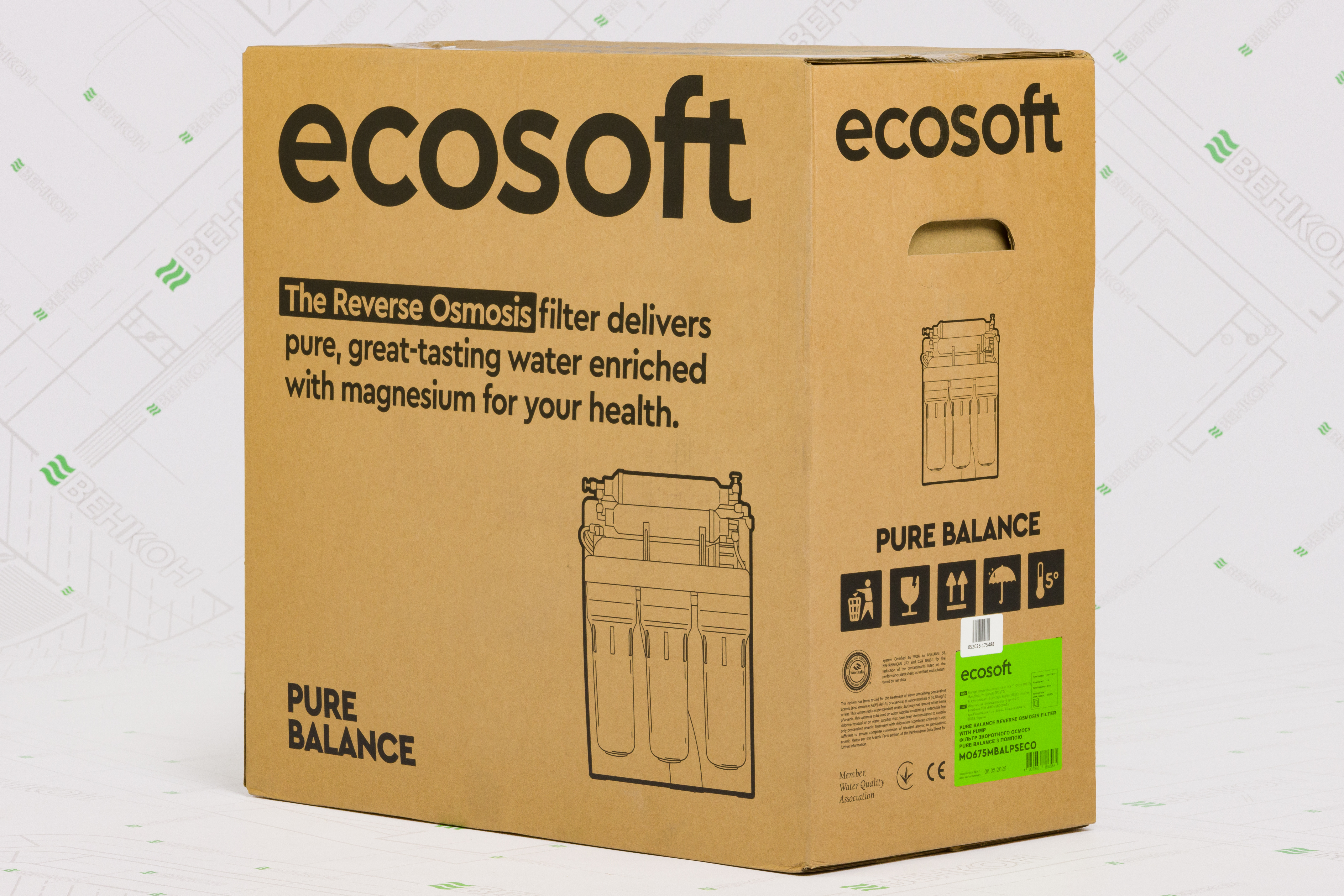 карта товара Ecosoft P'ure Balance MO675MBALPSECO на металлической раме с помпой - photo 16