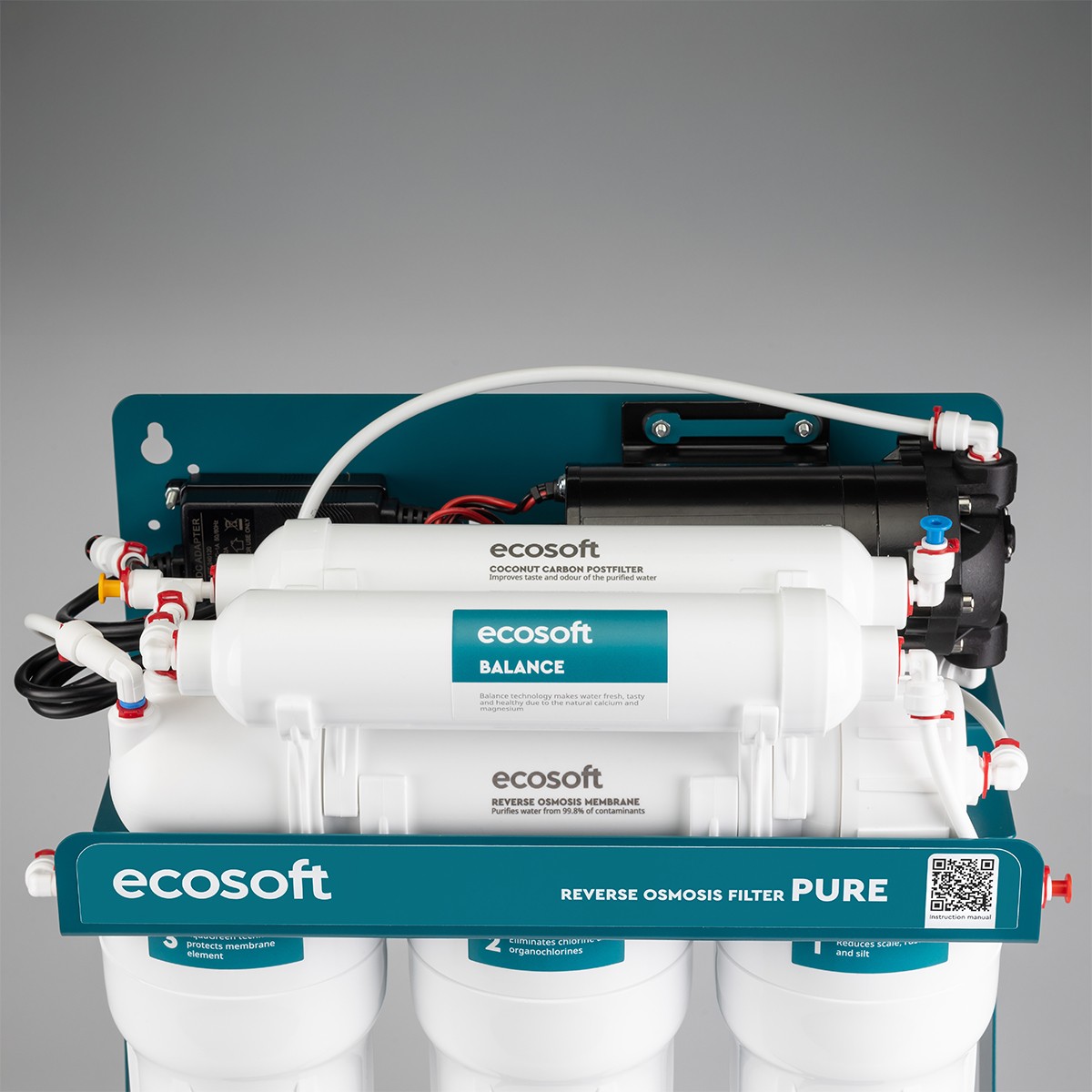 Фильтр для воды Ecosoft P'ure Balance MO675MBALPSECO на металлической раме с помпой обзор - фото 8
